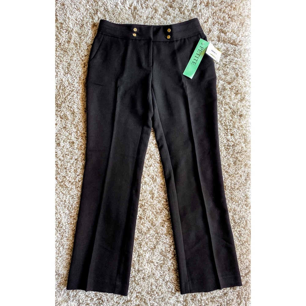 Anne Klein Black Dress Pants Trousers